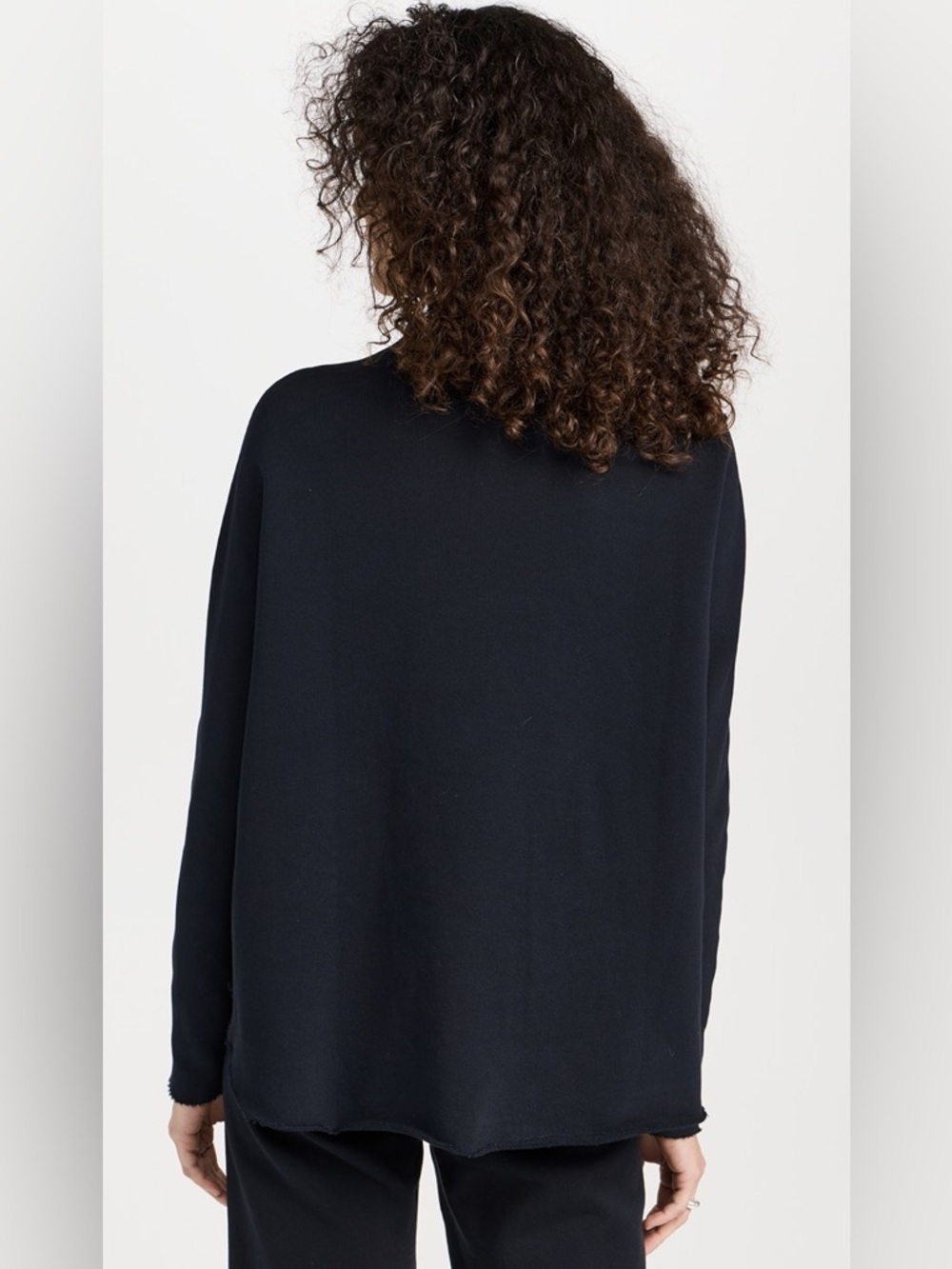 Frank & Eileen French Terry Navy Mockneck Crewneck - Picture 3 of 10